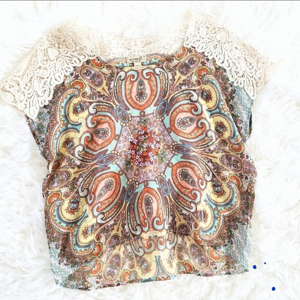 One World Live and Let Live Blouse